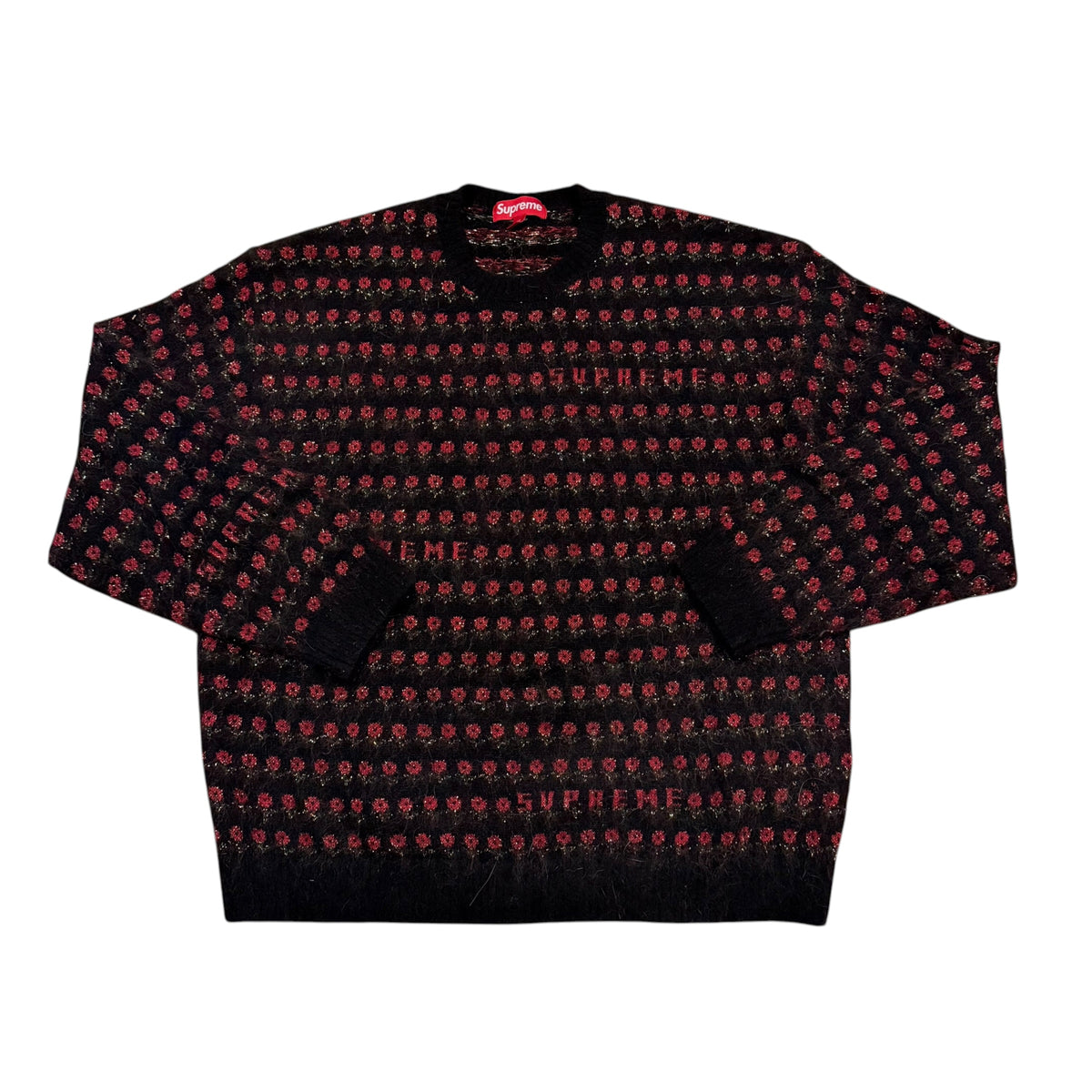 Supreme Metallic Flowers Sweater (XL) PERSONALS COLLECTION
