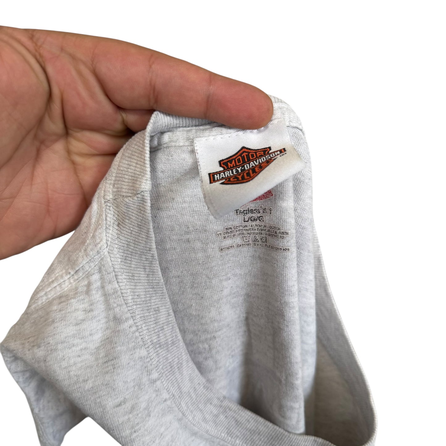 Harley Davidson 105th Anniversary Cut Off T-Shirt 2000s (Large) [ REAL SHOPPER EXCLUSIVE ]