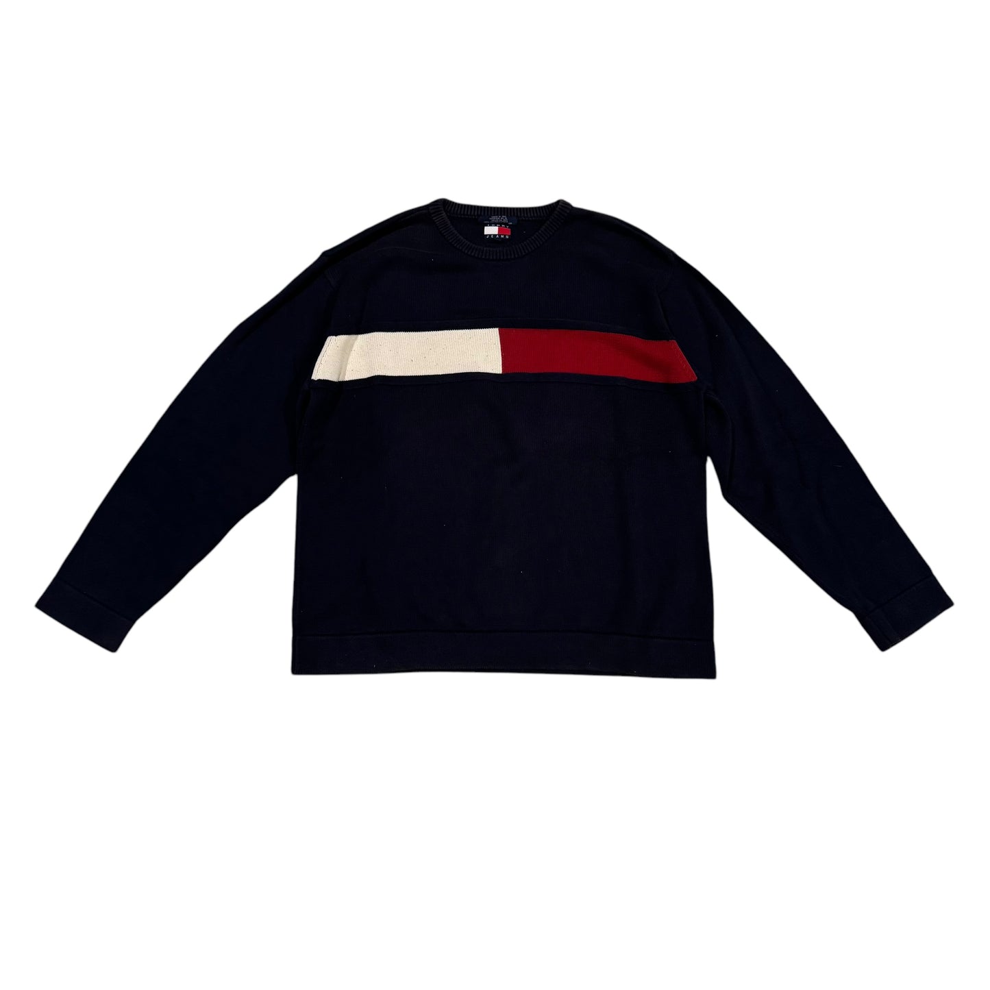 Tommy Jeans Knitted Logo Sweater (Large)