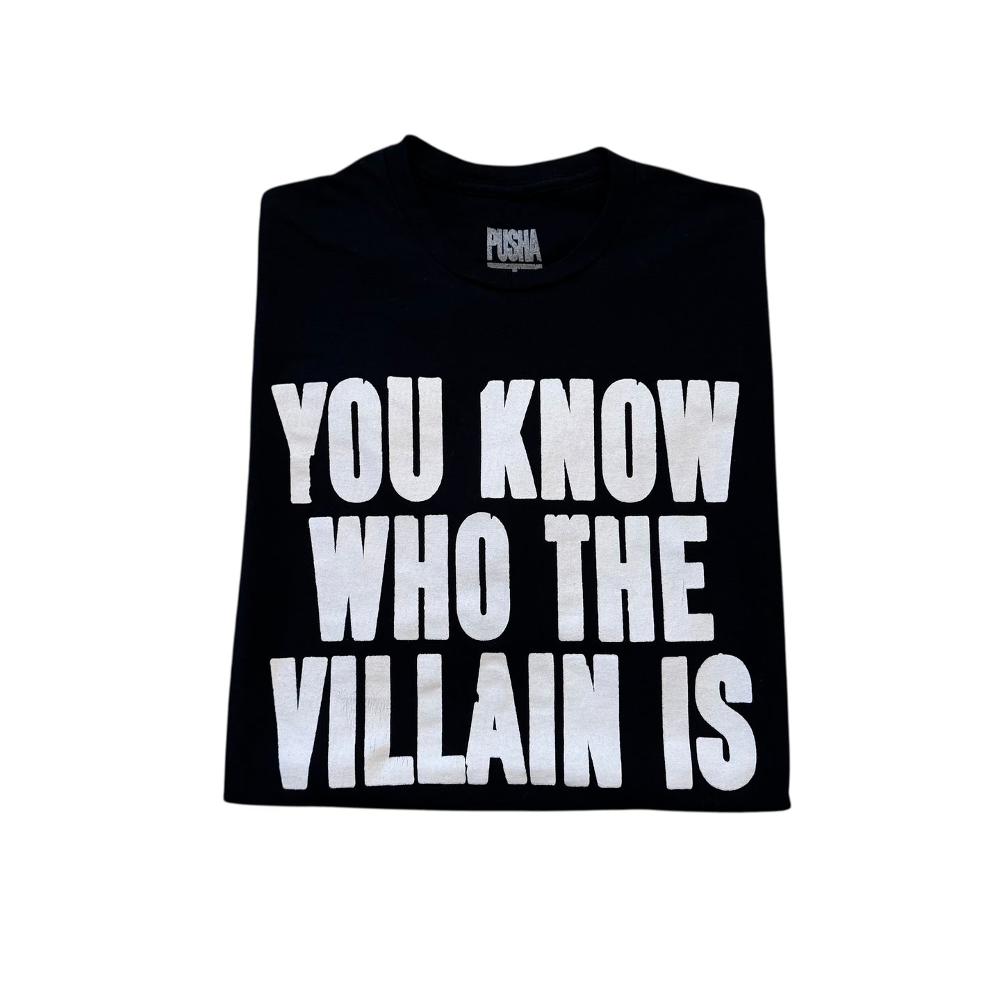 Pusha T “You Know Who The Villain Is’ It’s Almost Dry Tour T-Shirt (XL)