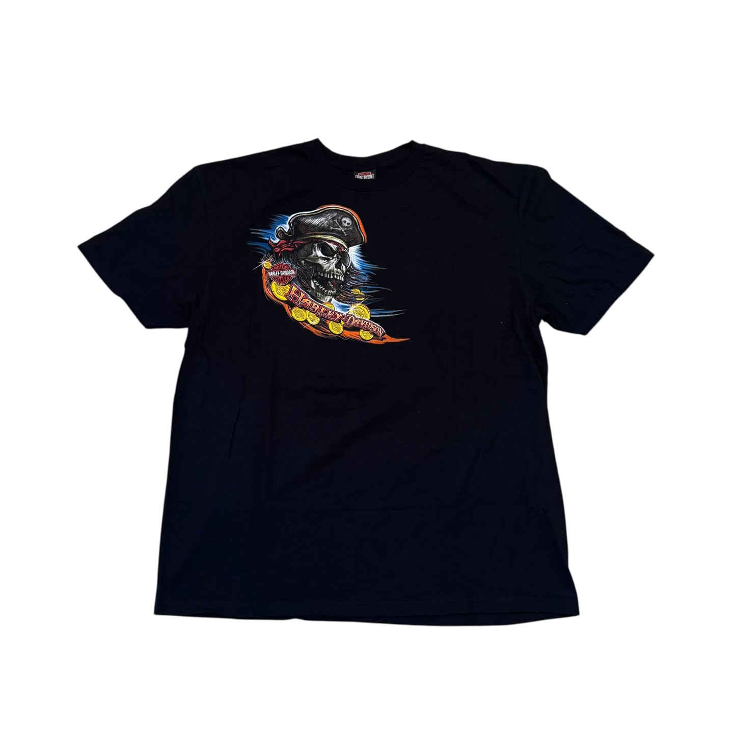 Harley Davidson Pirate Skull Key West T-Shirt (XXL)