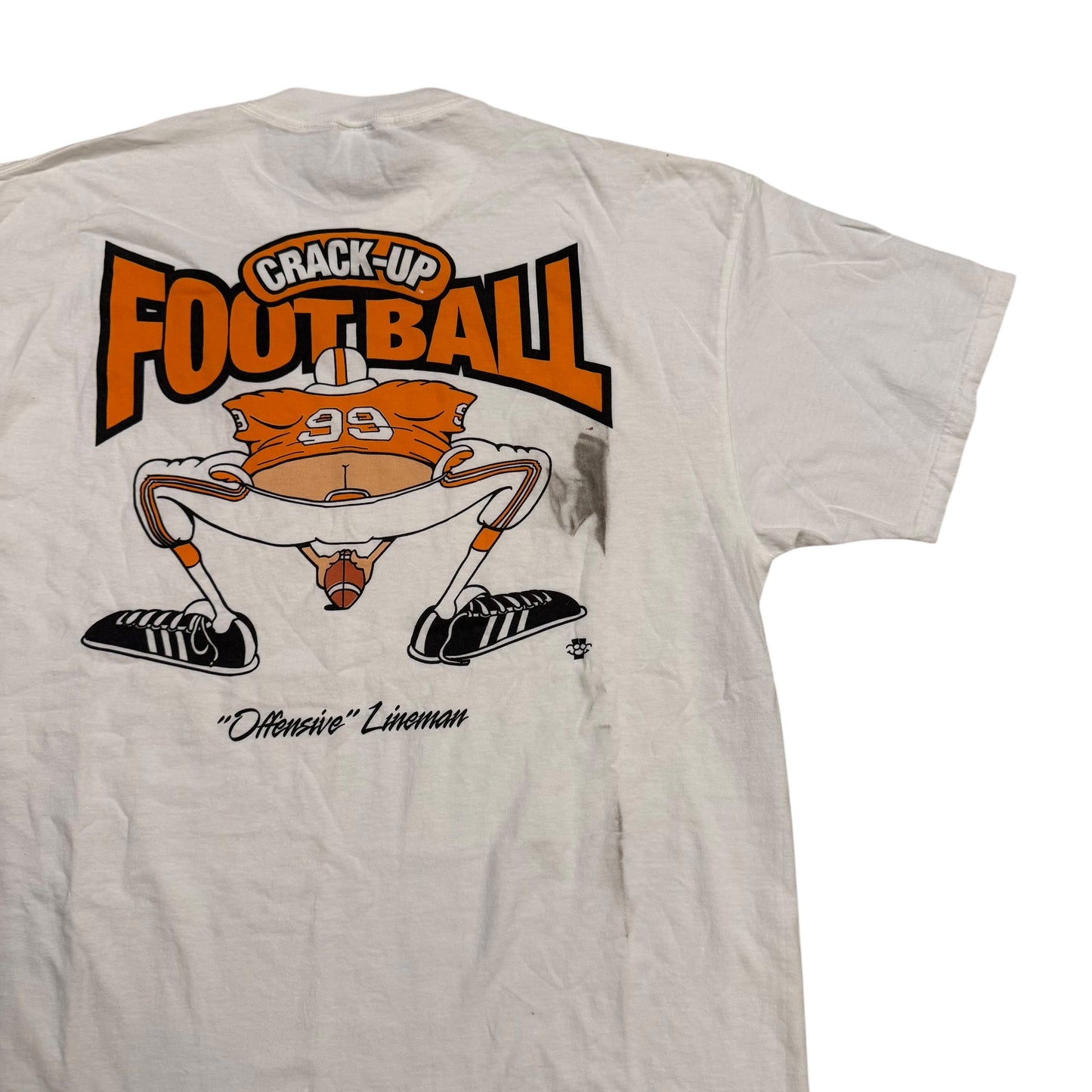 Crack Up Football “Offensive Lineman” T-Shirt 90s (XL)