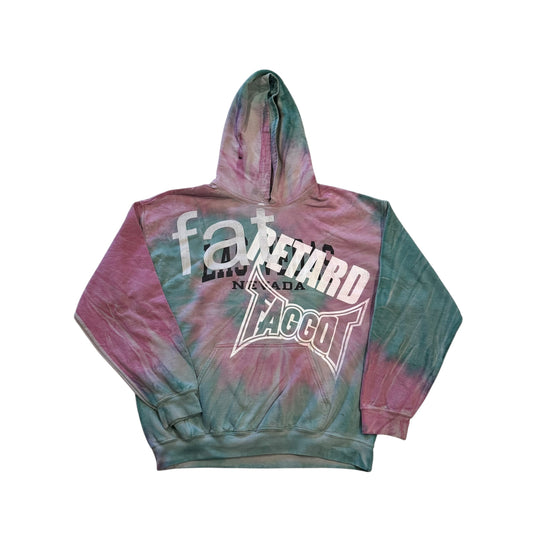 Fat Retard Faggot And I Have A Gun 1/1 Hoodie (Large) HARDCORE THOUGHTS X JUNA COLLAB