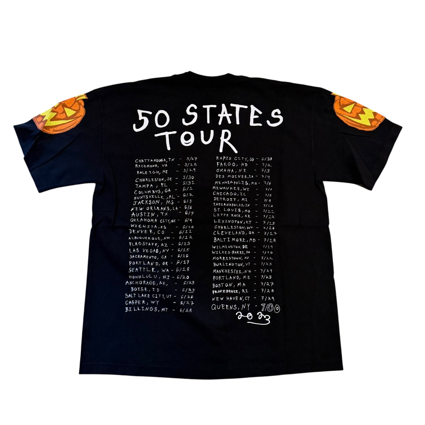 Asspizza 50 States Tour T-Shirt (XL) PERSONALS COLLECTION