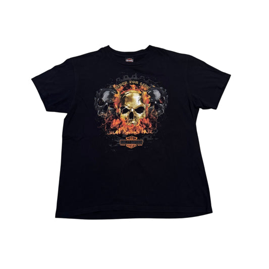 Harley Davidson Rider For Life T-Shirt (Large) [ REAL SHOPPER EXCLUSIVE ]