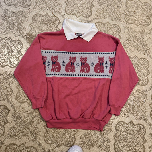 Cat Sweater 90s (XL)