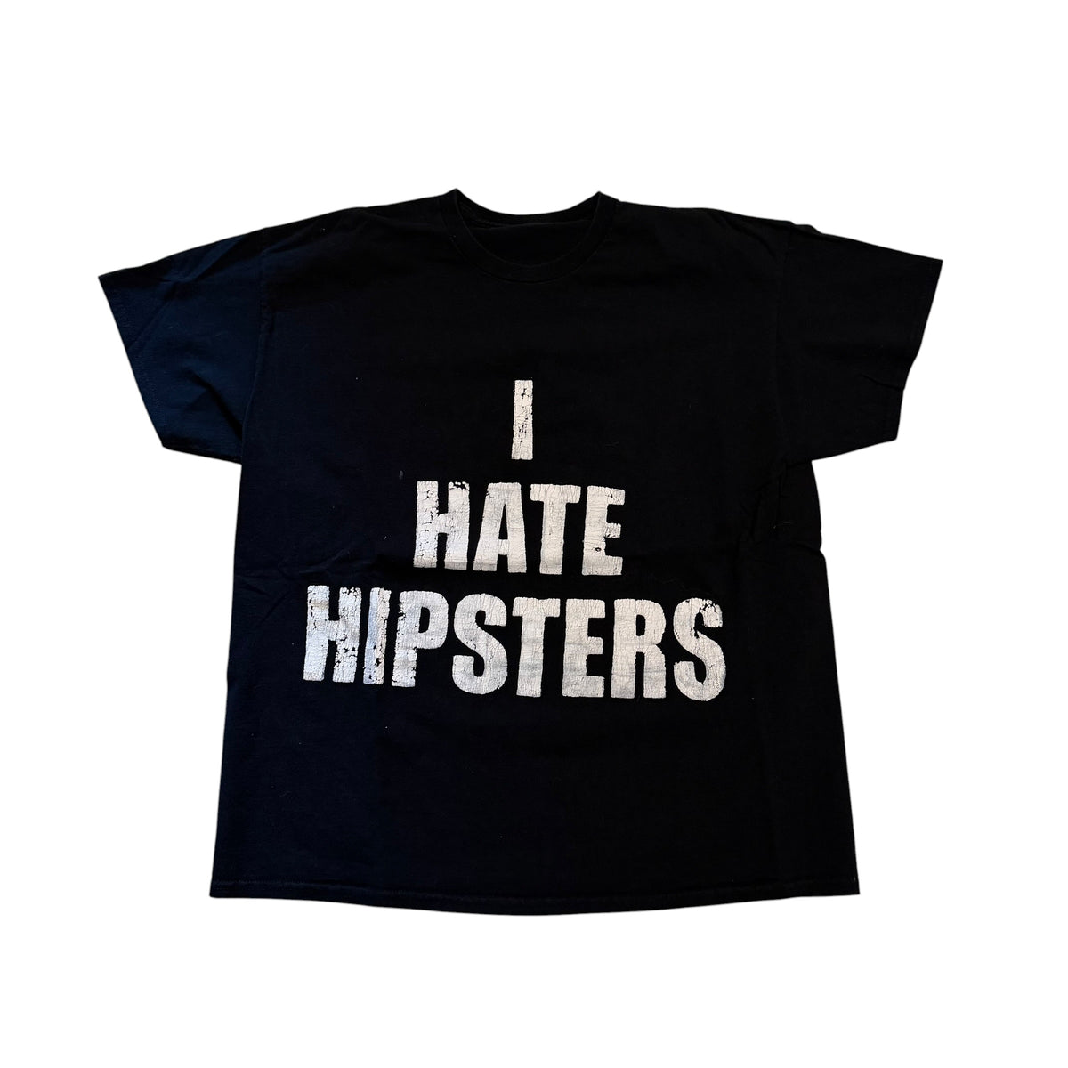 I HATE HIPSTERS Sample Print T-Shirt (XL) PERSONALS COLLECTION