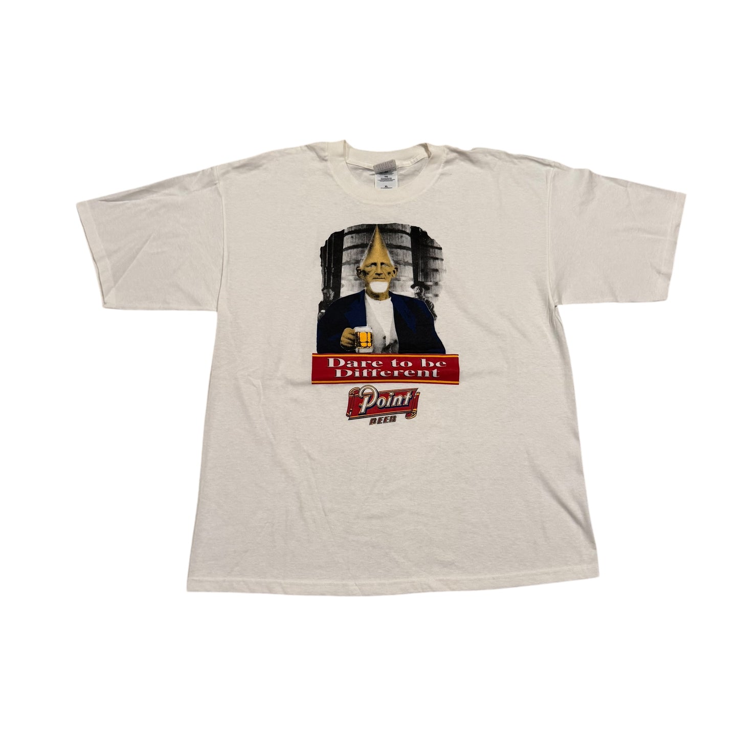 Point Beer Dare To Be Different T-Shirt 2000s (XL)