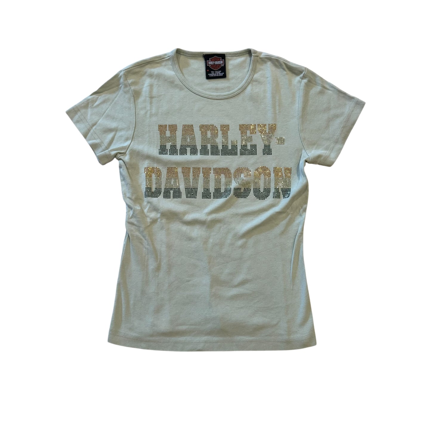 Harley Davidson Bedazzled Logo T-Shirt 2000s (Women’s Medium) [ REAL SHOPPER EXCLUSIVE ]