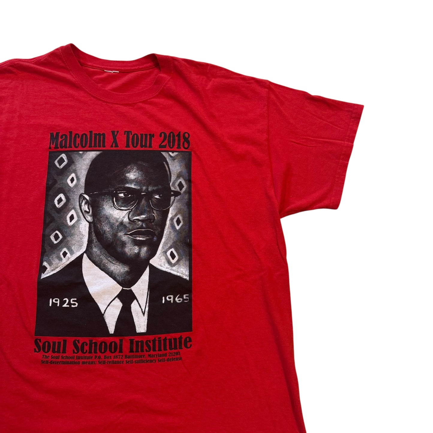 Malcom X Soul School Institute T-Shirt 2018 (XL) [ REAL SHOPPER EXCLUSIVE ]