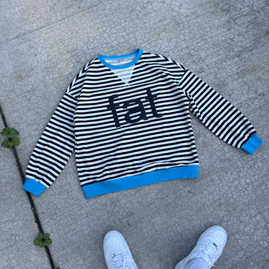 Fat Summer 1/1 Striped Crewneck (XL)