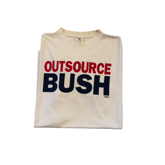 Outsource Bush T-Shirt 90s (XL) [ REAL SHOPPER EXCLUSIVE ]