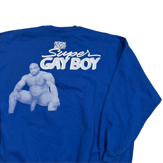 Super Gay Boy Crewneck (XXXL) PERSONALS COLLECTION
