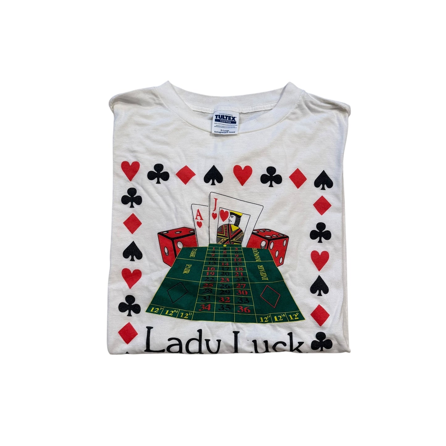 Lady Luck T-Shirt 90s (XL) [ REAL SHOPPER EXCLUSIVE ]