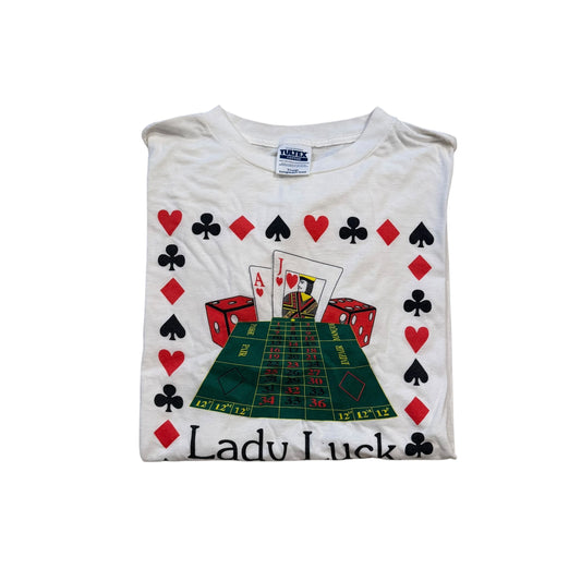 Lady Luck T-Shirt 90s (XL) [ REAL SHOPPER EXCLUSIVE ]