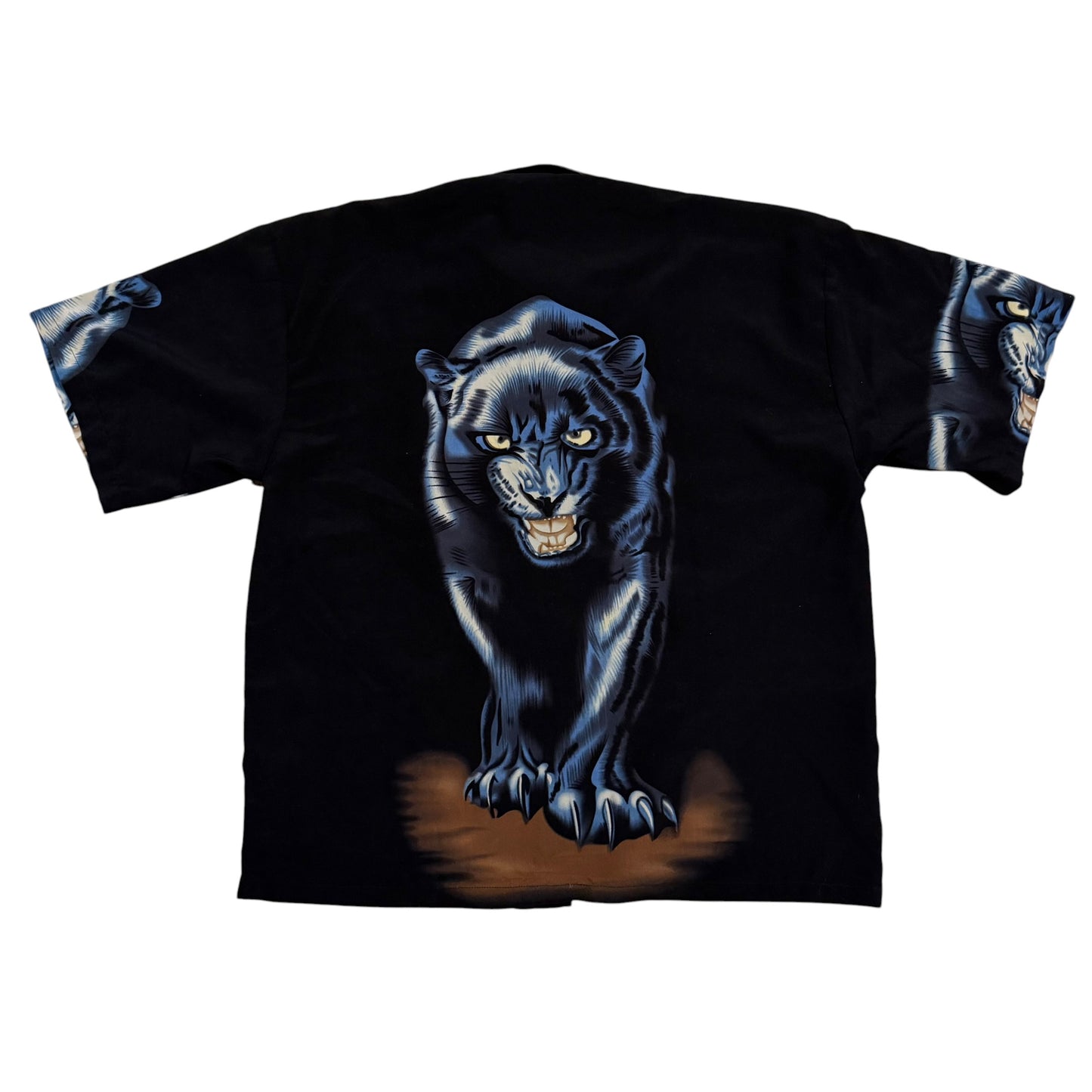 Panther Button Up T-Shirt (XXL) PERSONALS COLLECTION