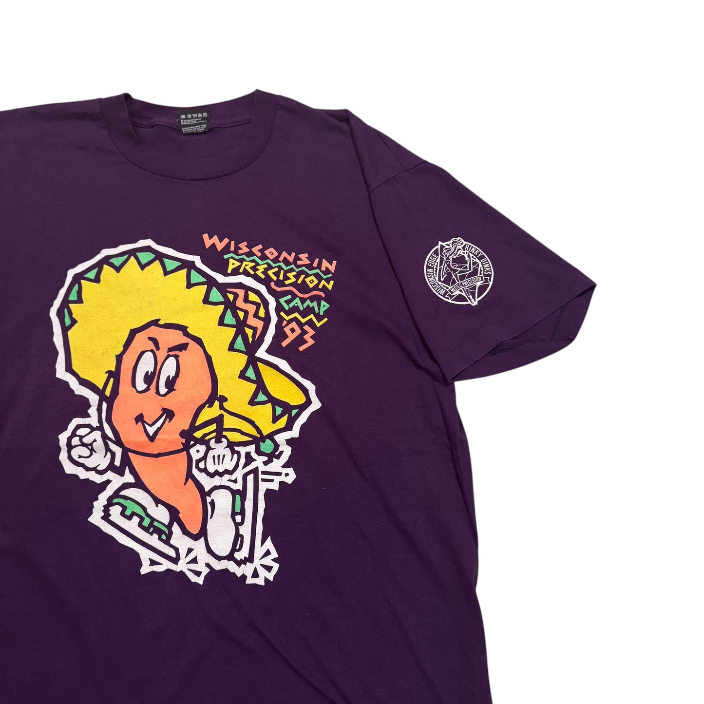 Wisconsin Precision Camp T-Shirt 90s (XL) [ REAL SHOPPER EXCLUSIVE ]