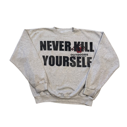 NEVER KILL YOURSELF 1/1 Crewneck (XXL)