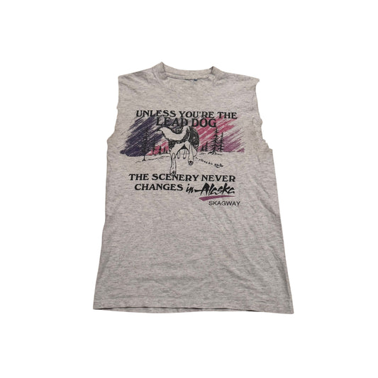 Unless You’re The Lead Dog Cut Off T-Shirt 90s (Medium) [ REAL SHOPPER EXCLUSIVE ]