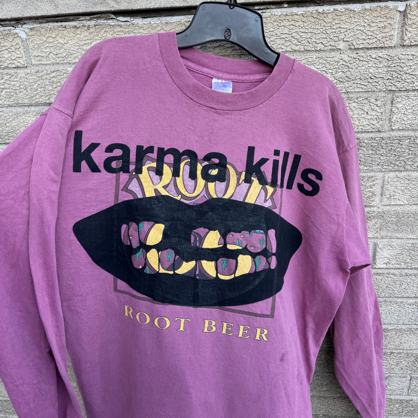 Karma Kills… And I Have A Gun 1/1 Long Sleeve T-Shirt (XL)