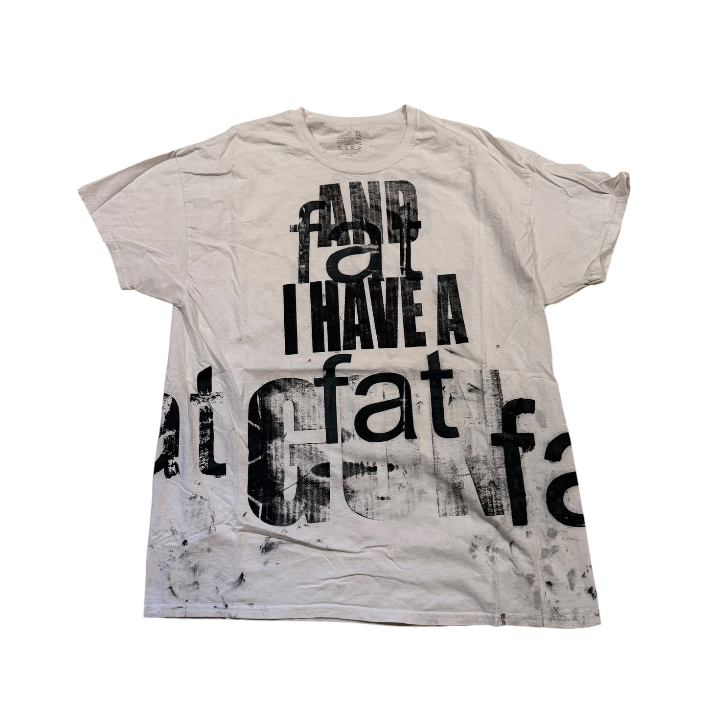 Fat And I Have A Gun Studio T-Shirt (XXL) PERSONALS COLLECTION