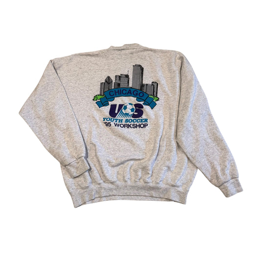Adidas Chicago Youth Soccer Crewneck 90s (XXL) [ REAL SHOPPER EXCLUSIVE ]