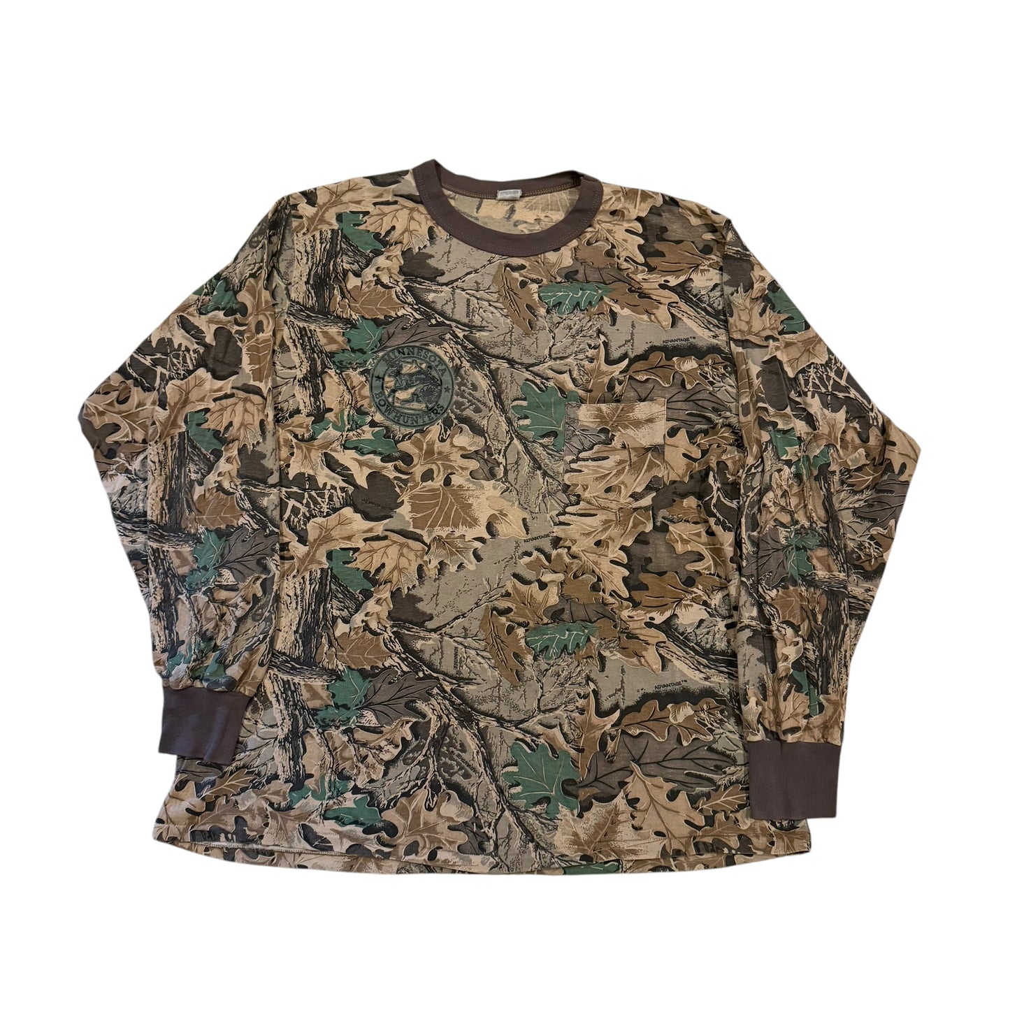 Camo Long Sleeve T-Shirt 90s (XXL) PERSONALS COLLECTION