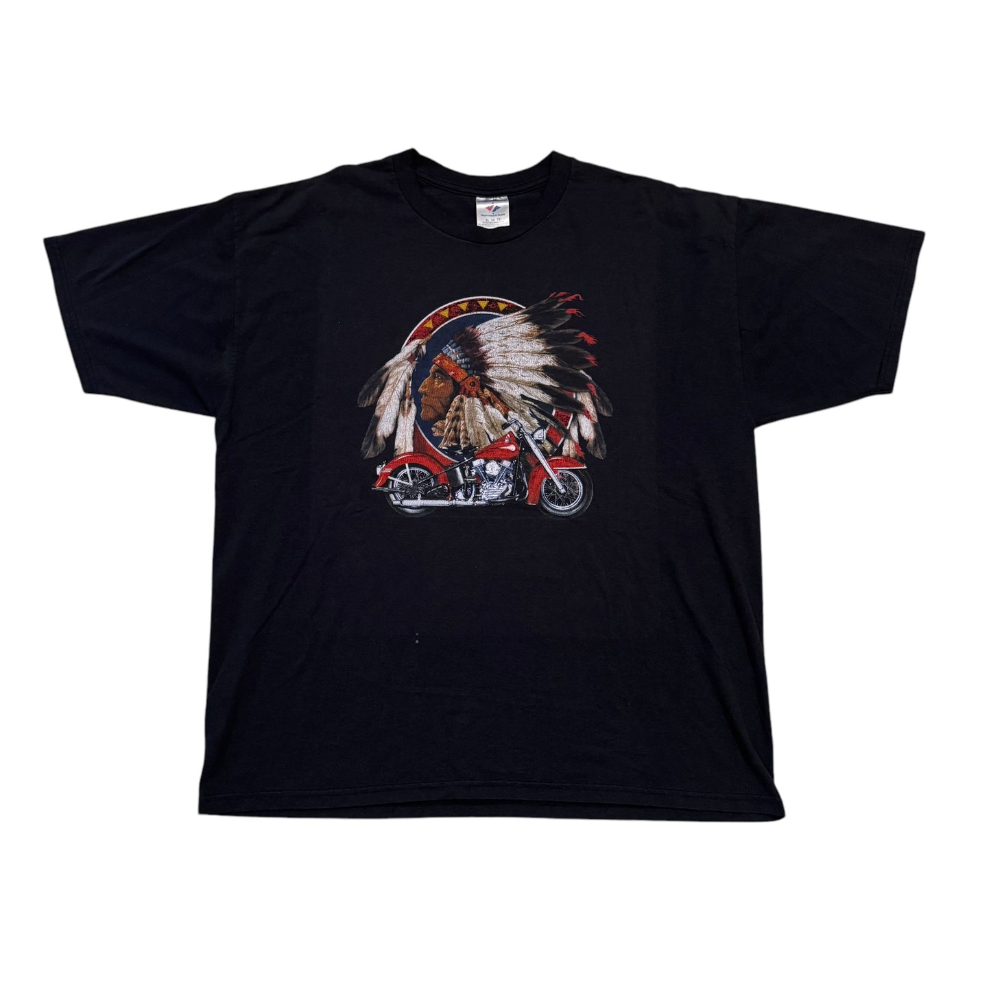 Native American Motorcycle T-Shirt 2000s (XL)