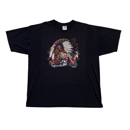 Native American Motorcycle T-Shirt 2000s (XL)