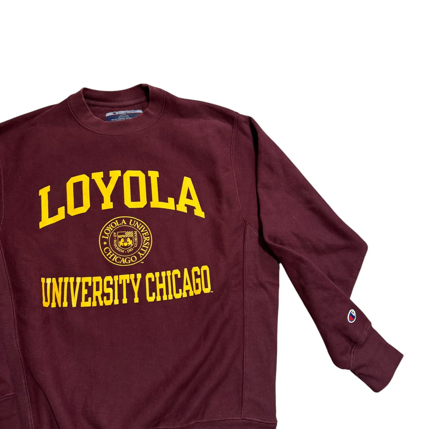 Loyola University Of Chicago Champion Crewneck (Small) [ REAL SHOPPER EXCLUSIVE ]