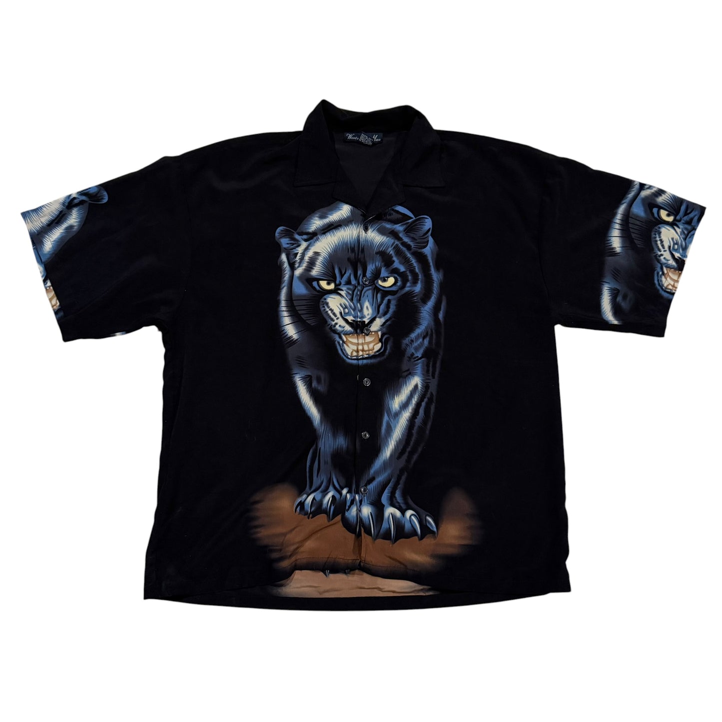 Panther Button Up T-Shirt (XXL) PERSONALS COLLECTION
