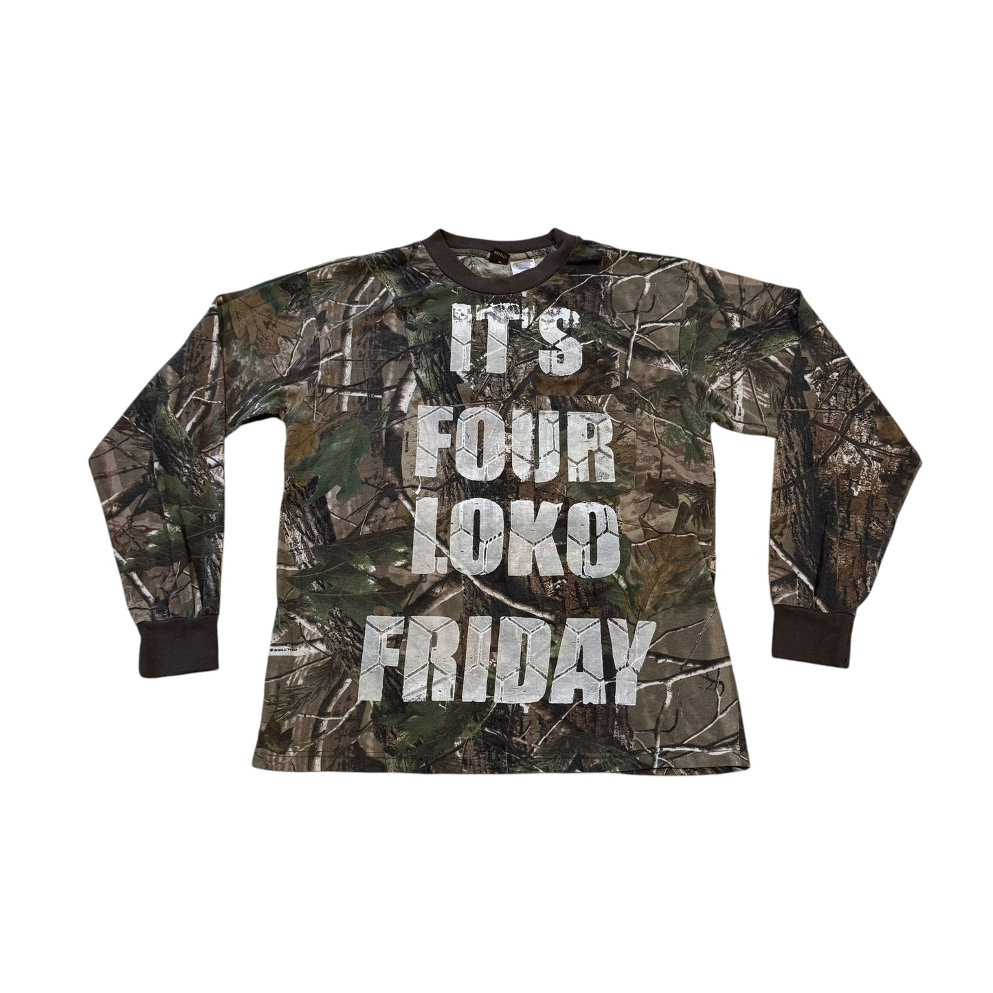 Four Loko Friday Camo 1/1 Long Sleeve T-Shirt (Large)