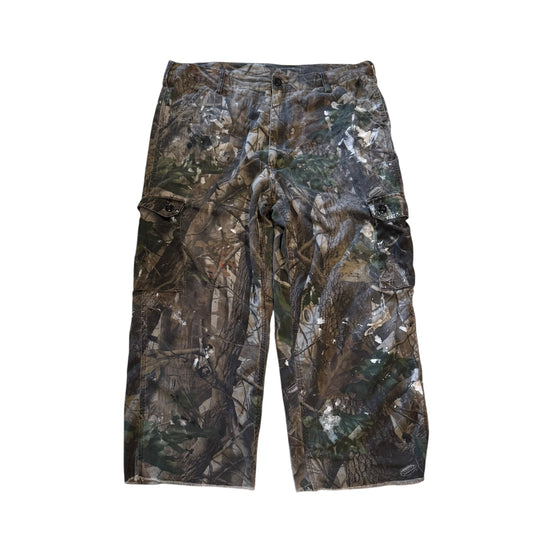 Camo Paint Splattered Studio Pants (38x25) PERSONALS COLLECTION