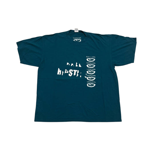 Karma Kills/I Hate Hipsters/Pain Is Our Goal Test Print T-Shirt (Fits XL) PERSONALS COLLECTION