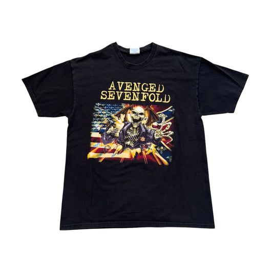 Avenged Sevenfold Cities Of Evil 2006 Tour T-Shirt (Large)