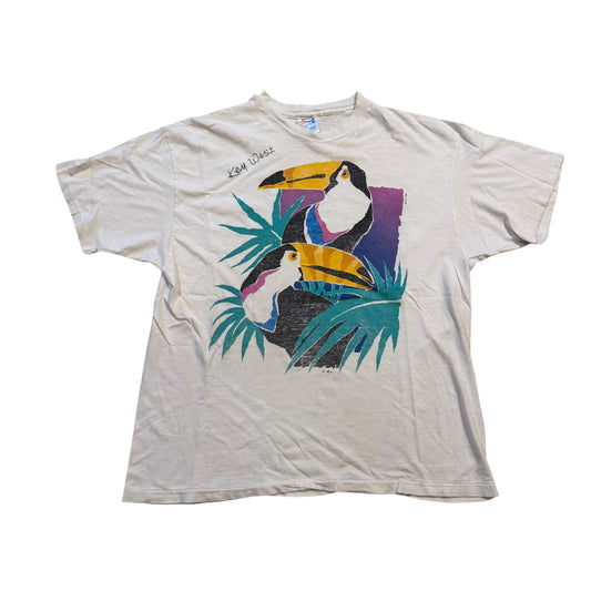 Toucan Birds T-Shirt 90s (XL)  [ REAL SHOPPER EXCLUSIVE ]