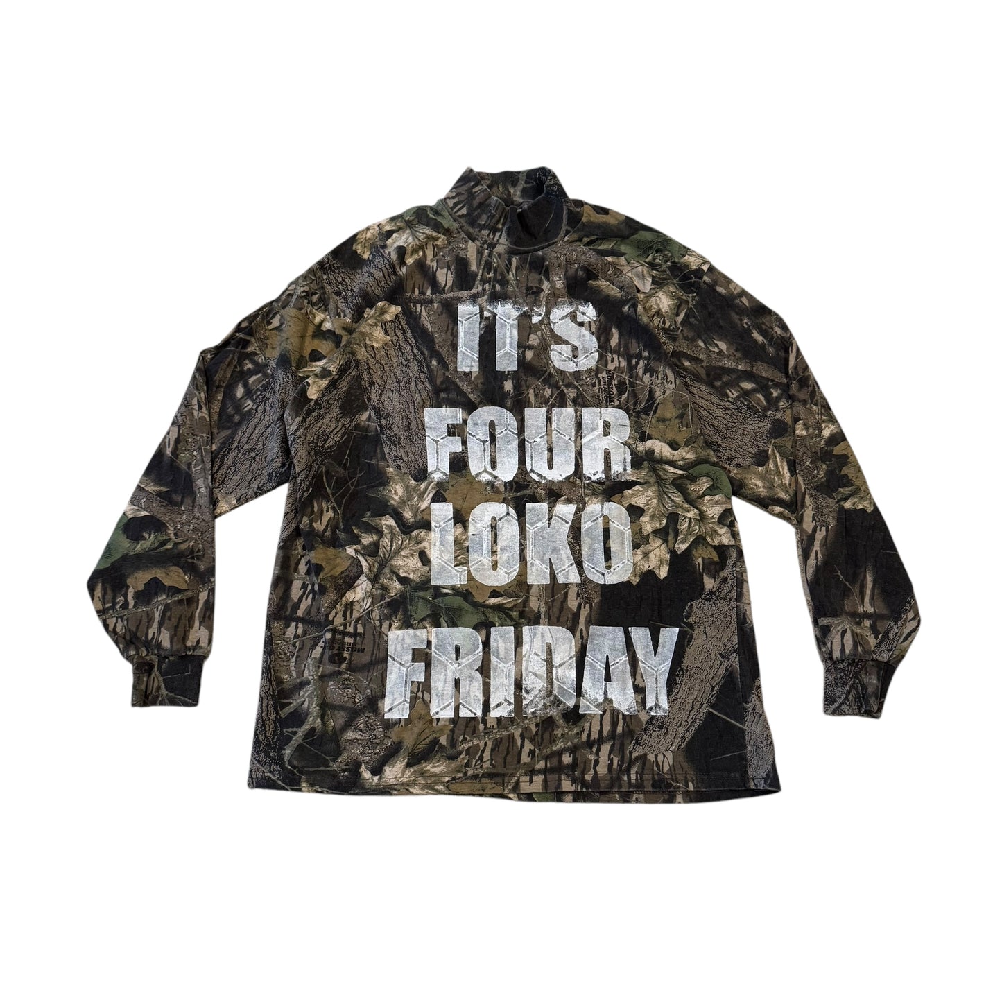 Four Loko Friday Camo 1/1 Long Sleeve T-Shirt (XL)