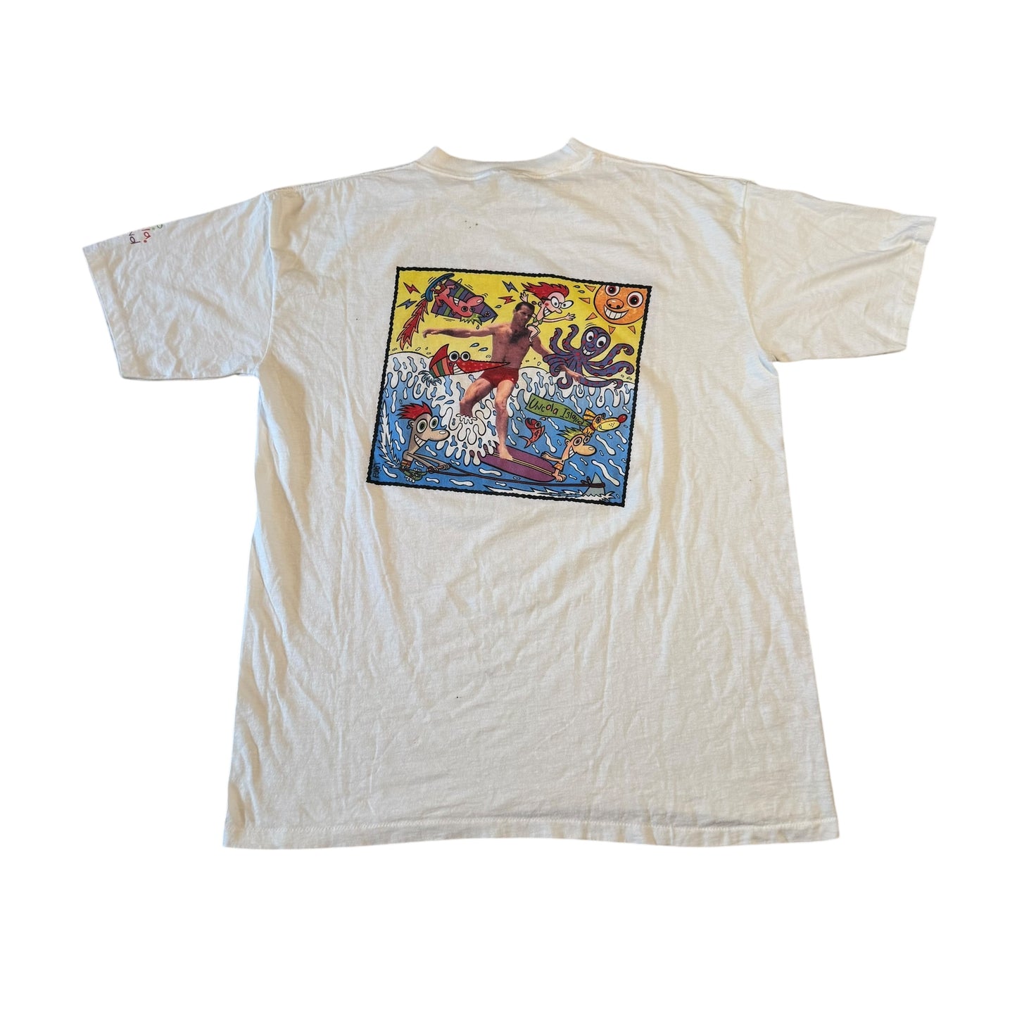 7up Uncola Island Promo T-Shirt 90s (XL)  [ REAL SHOPPER EXCLUSIVE ]