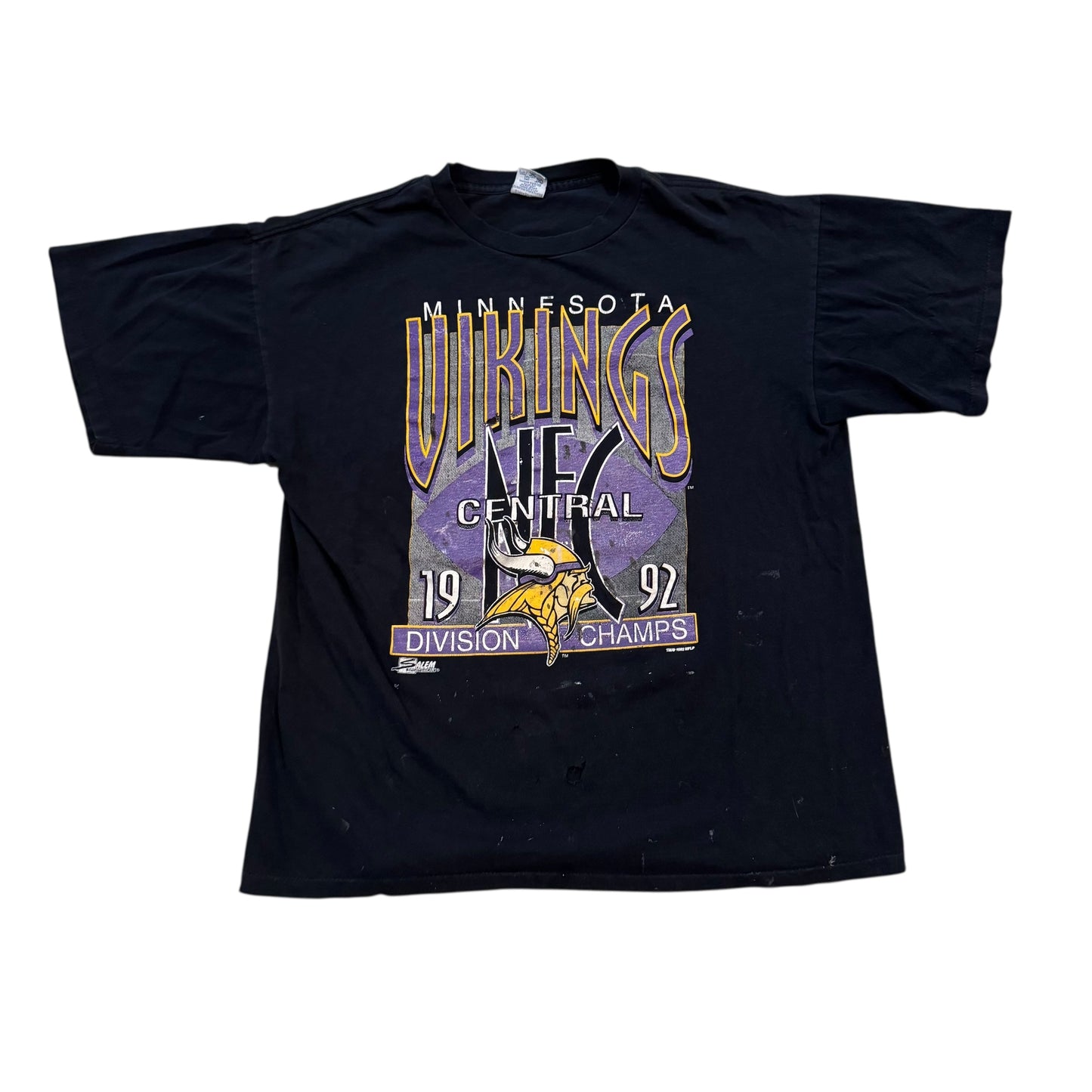 Minnesota Vikings Division Champs T-Shirt 90s (XL) [ REAL SHOPPER EXCLUSIVE ]