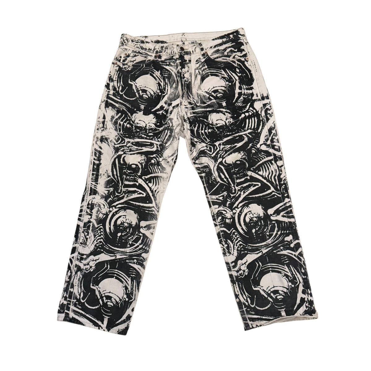 Screen Printed Levis Jeans (36x29) PERSONALS COLLECTION