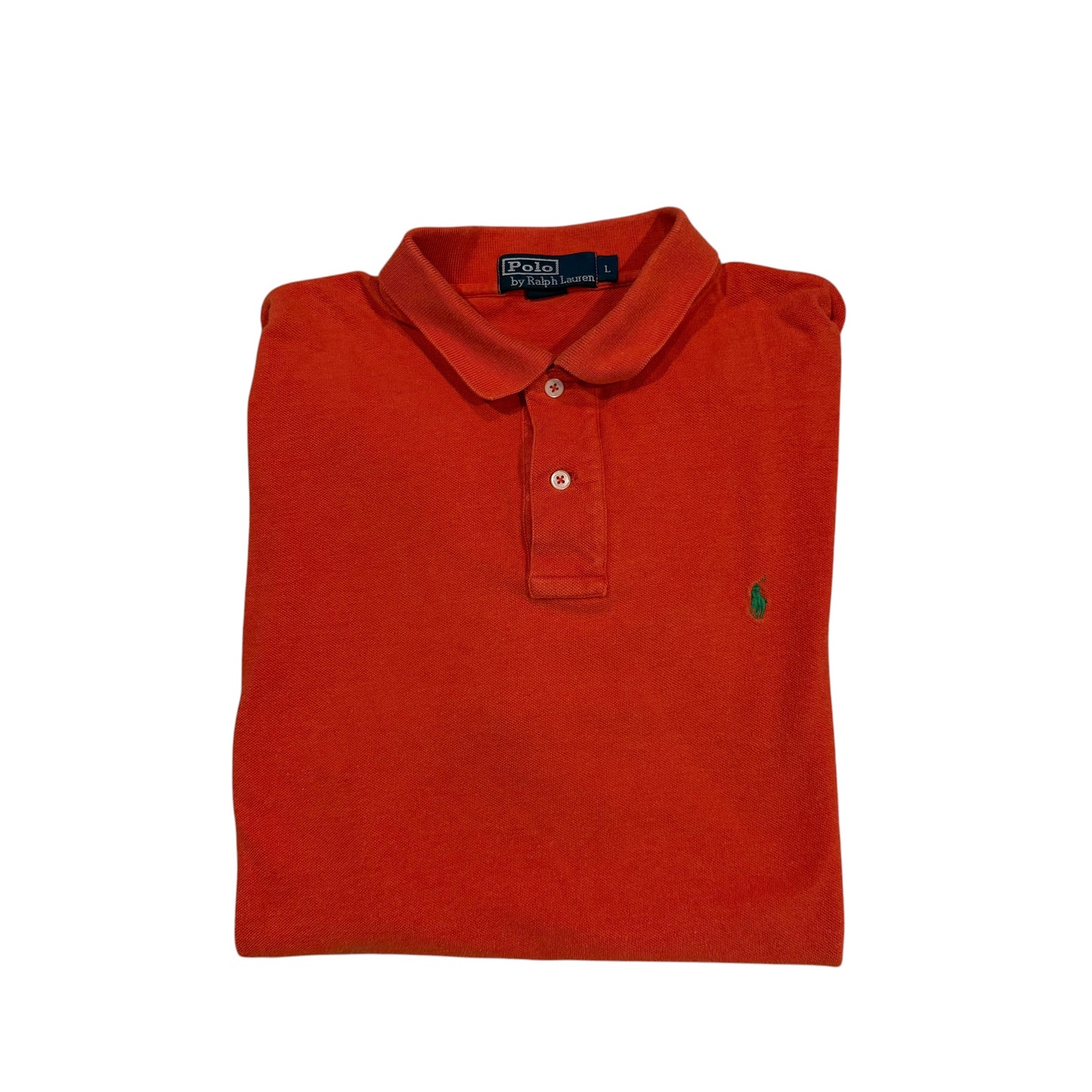 Ralph Lauren Orange Polo T-Shirt (Large) PERSONALS COLLECTION