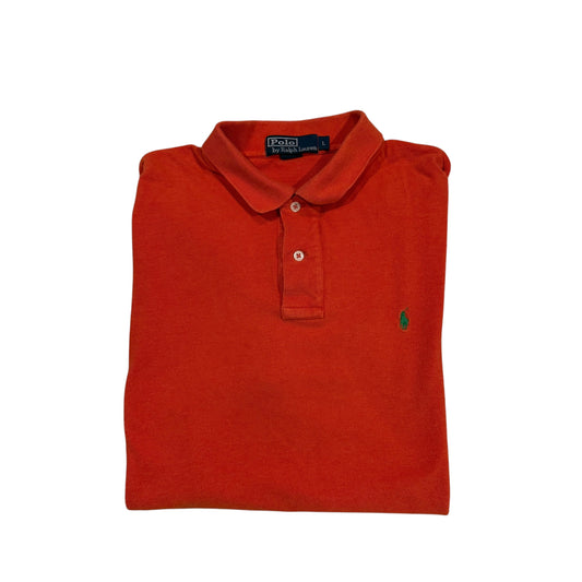 Ralph Lauren Orange Polo T-Shirt (Large) PERSONALS COLLECTION