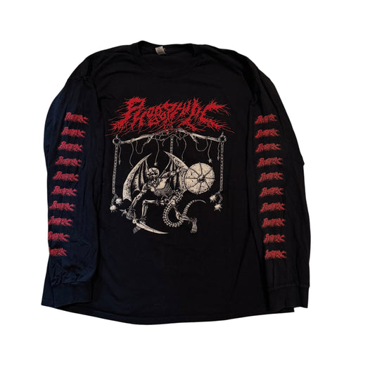 Phobophilic Divine Punishment Over North America Long Sleeve T-Shirt (XXL)  PERSONALS COLLECTION