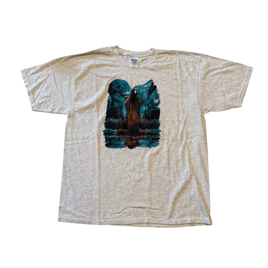 Moon Wolf T-Shirt 2000s (XL) [ REAL SHOPPER EXCLUSIVE ]