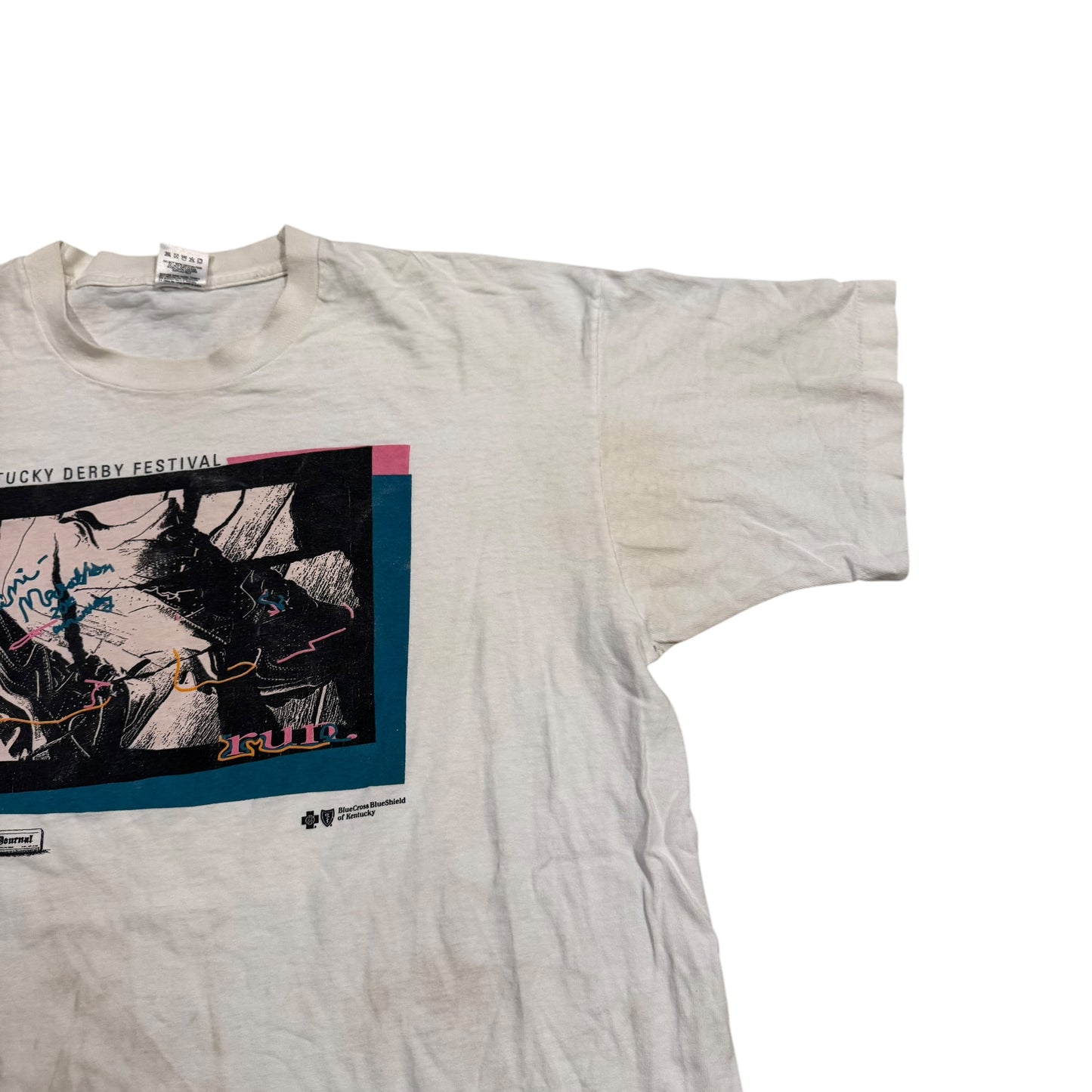 Kentucky Derby Festival T-Shirt TRASHED 90s (XL) [ REAL SHOPPER EXCLUSIVE ]