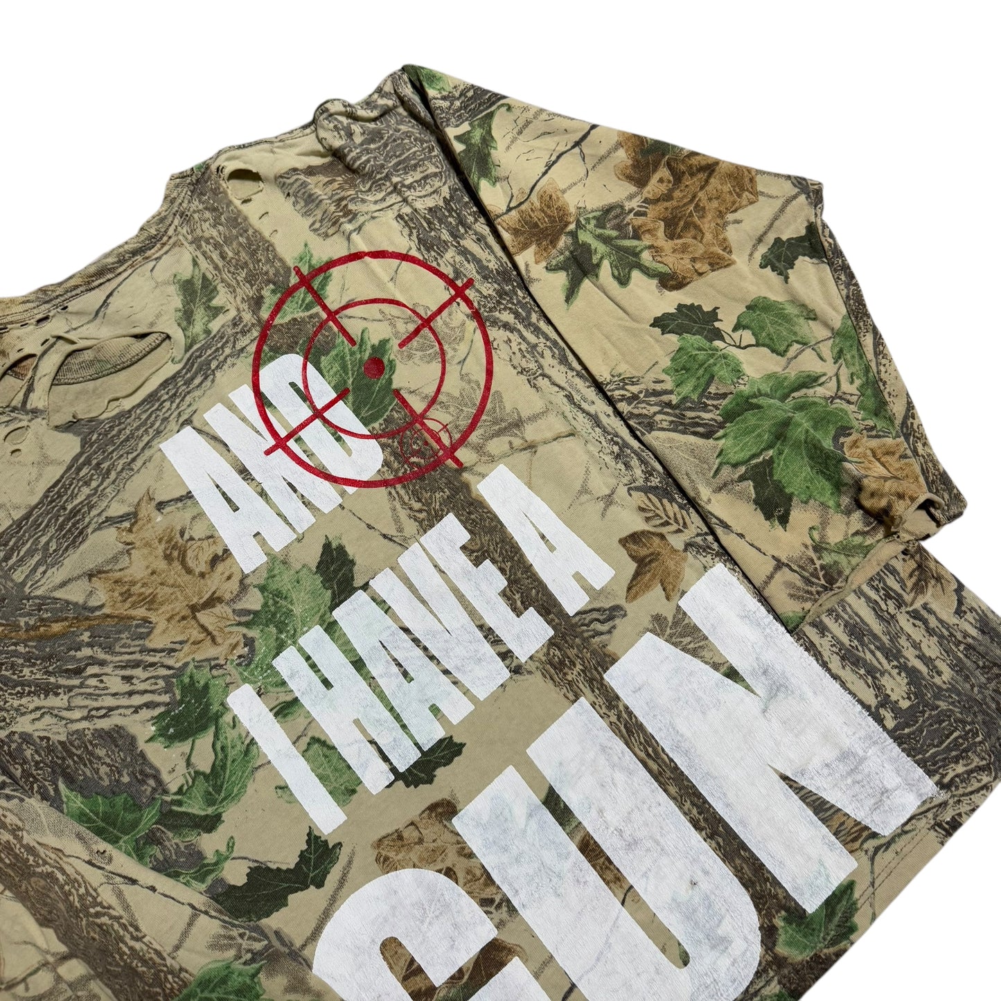 Four Loko Friday Camo 1/1 Thrashed Long Sleeve T-Shirt (XL)