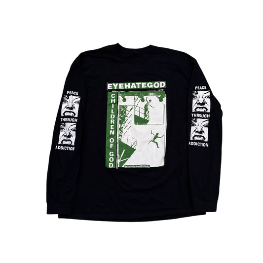 Eyehategod Peace Through Addiction Long Sleeve T-Shirt (XL)