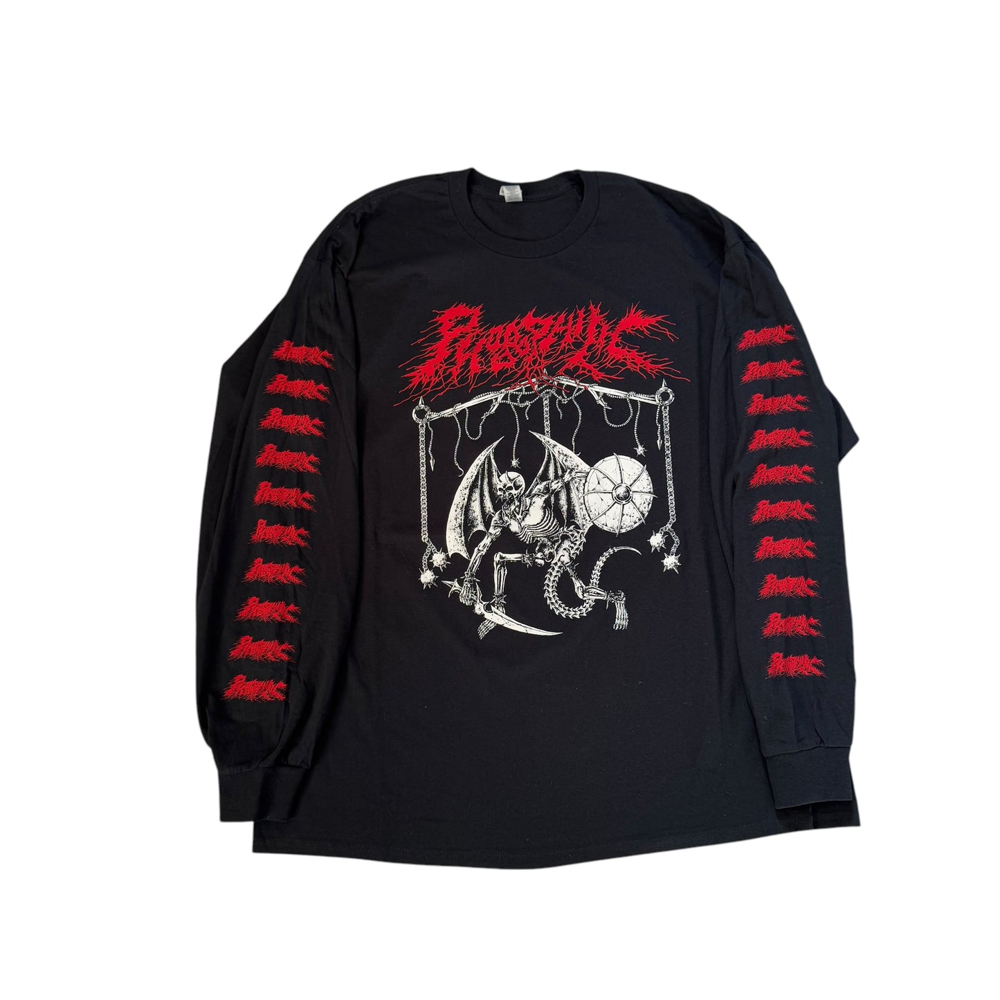 Phobophilic Divine Punishment Over North America Long Sleeve Tour T-Shirt BRAND NEW (XXL)