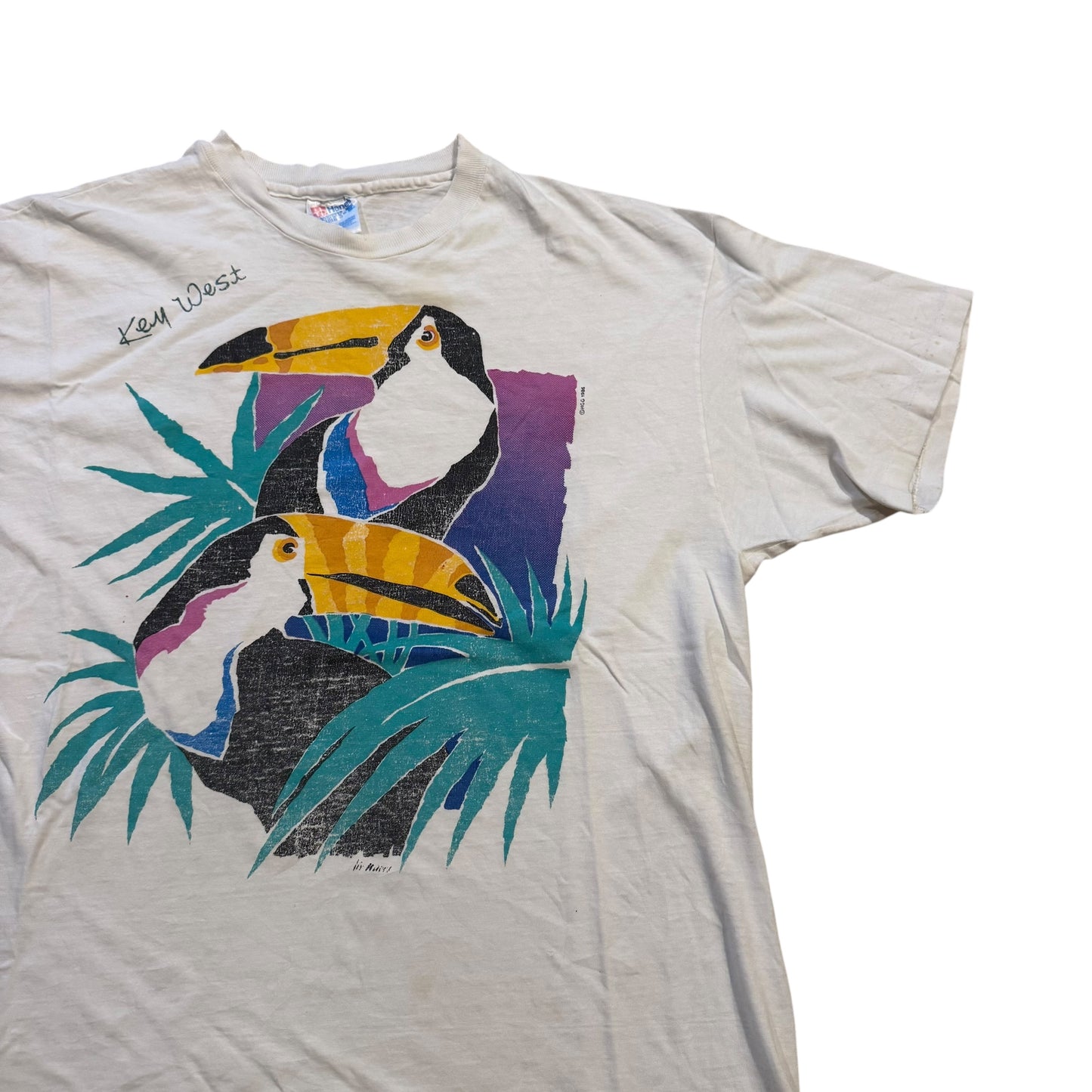 Toucan Birds T-Shirt 90s (XL)  [ REAL SHOPPER EXCLUSIVE ]