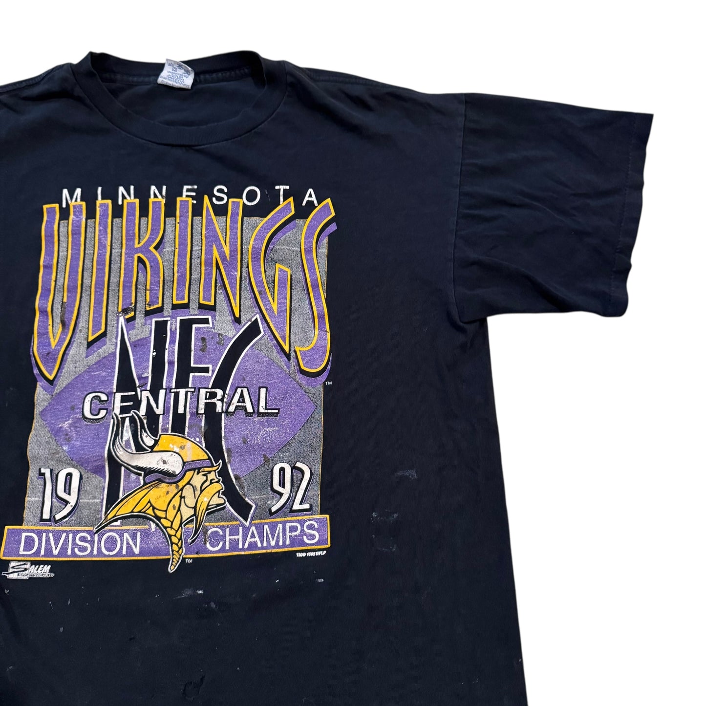 Minnesota Vikings Division Champs T-Shirt 90s (XL) [ REAL SHOPPER EXCLUSIVE ]